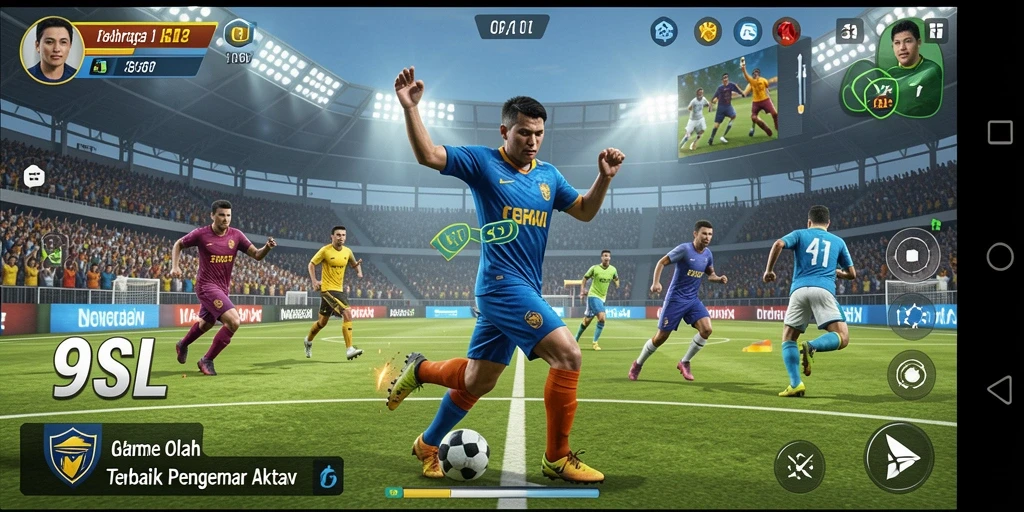 Tangkapan layar utama dari gameplay seru di 9SL.