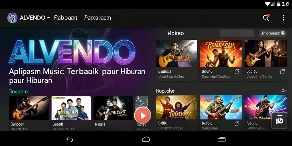 Tampilan screenshot <strong>ALVENDO</strong> menampilkan gameplay musik yang menarik.