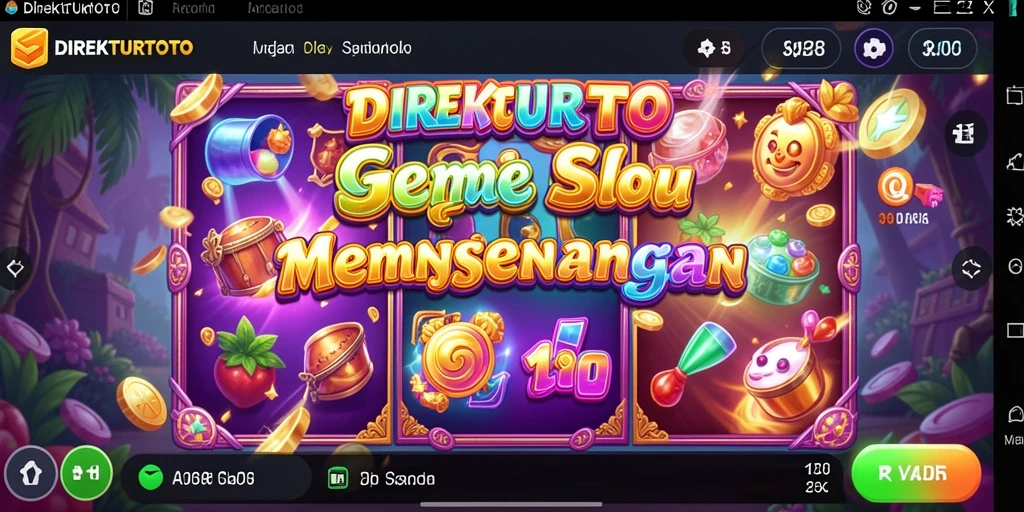 Tampilan gameplay yang menakjubkan di DIREKTURTOTO.
