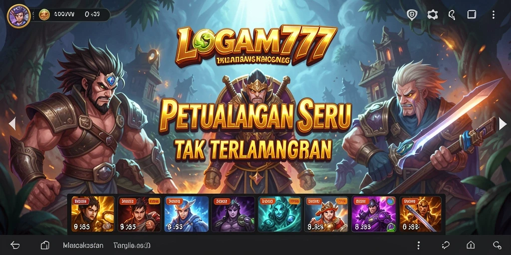 Tampilan screenshot LOGAM777 menampilkan aksi seru dalam petualangan.