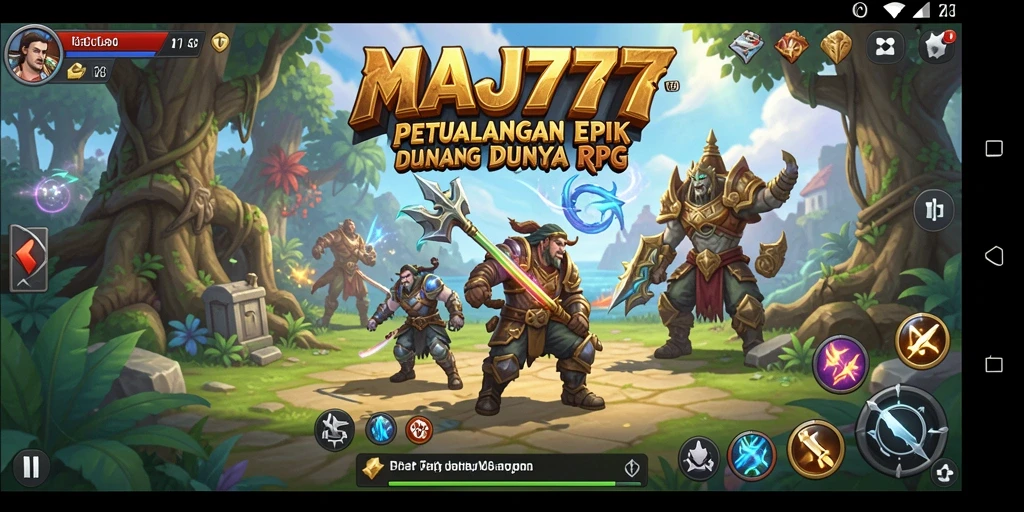 Gameplay seru di dunia RPG MAJ777 dengan grafis fantastis.
